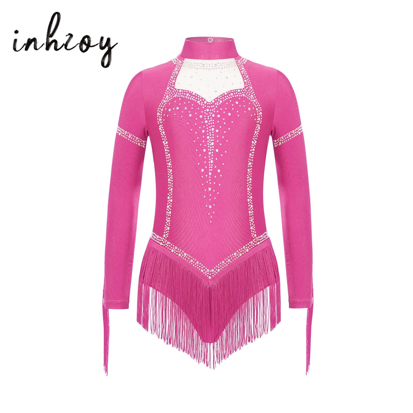 Rhinestone Banding Trim - Body da ballo latino per bambina