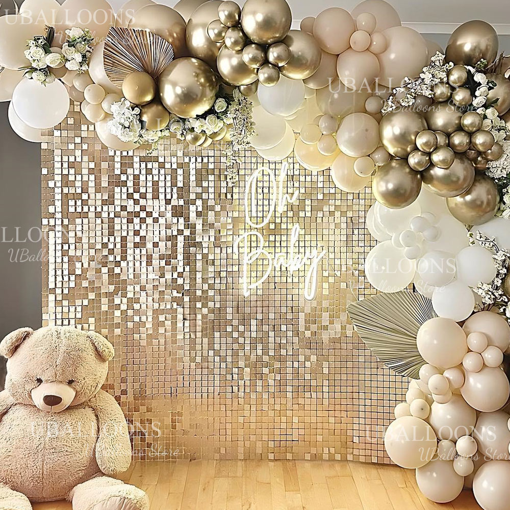 Pannelli Decorativi Oro Champa - Sequin Fabric Panel recensione e prezzo