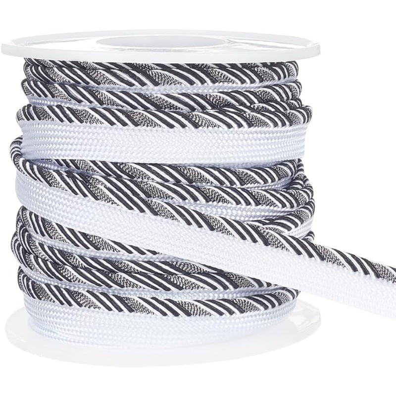 10 Yard Black Twisted Lip Cord - Cord Trim Twisted recensione e prezzo
