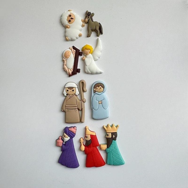 G6KF 9pcs/set patch scena nati - Christmas Craft Embellishment recensione e prezzo