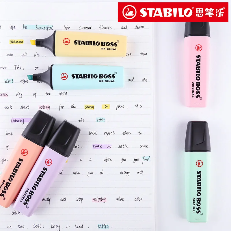 6 colori STABILO BOSS Macaron  - Stabilo Marker Boss recensione e prezzo