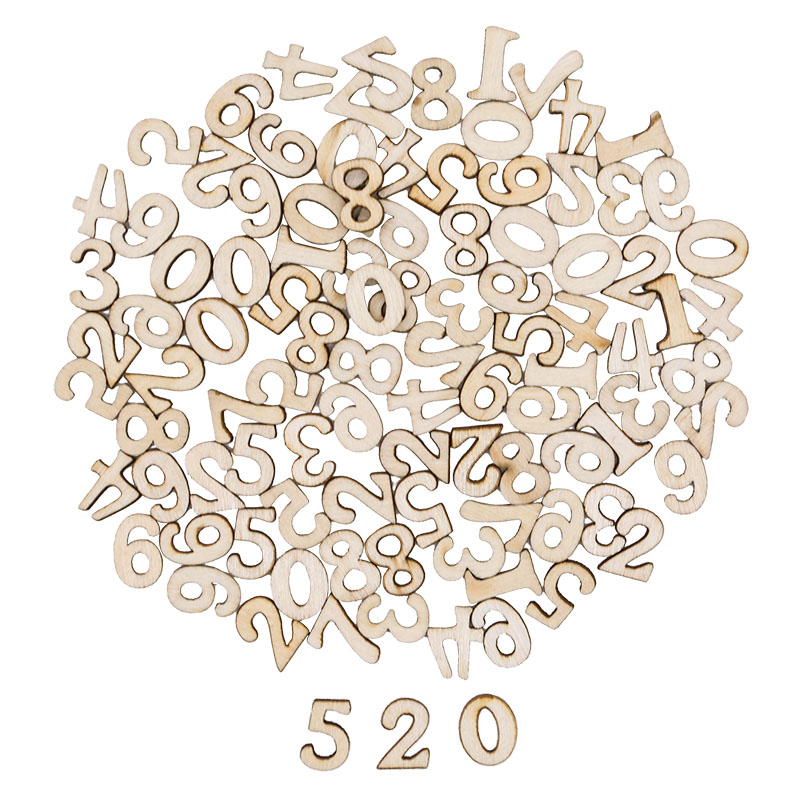 100 pz lettere alfabeto in leg - Craft Embellishments recensione e prezzo