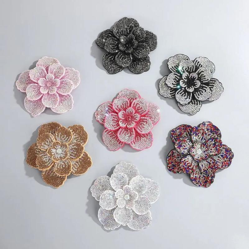 1 pezzo di toppa floreale trid - Craft Embellishments recensione e prezzo