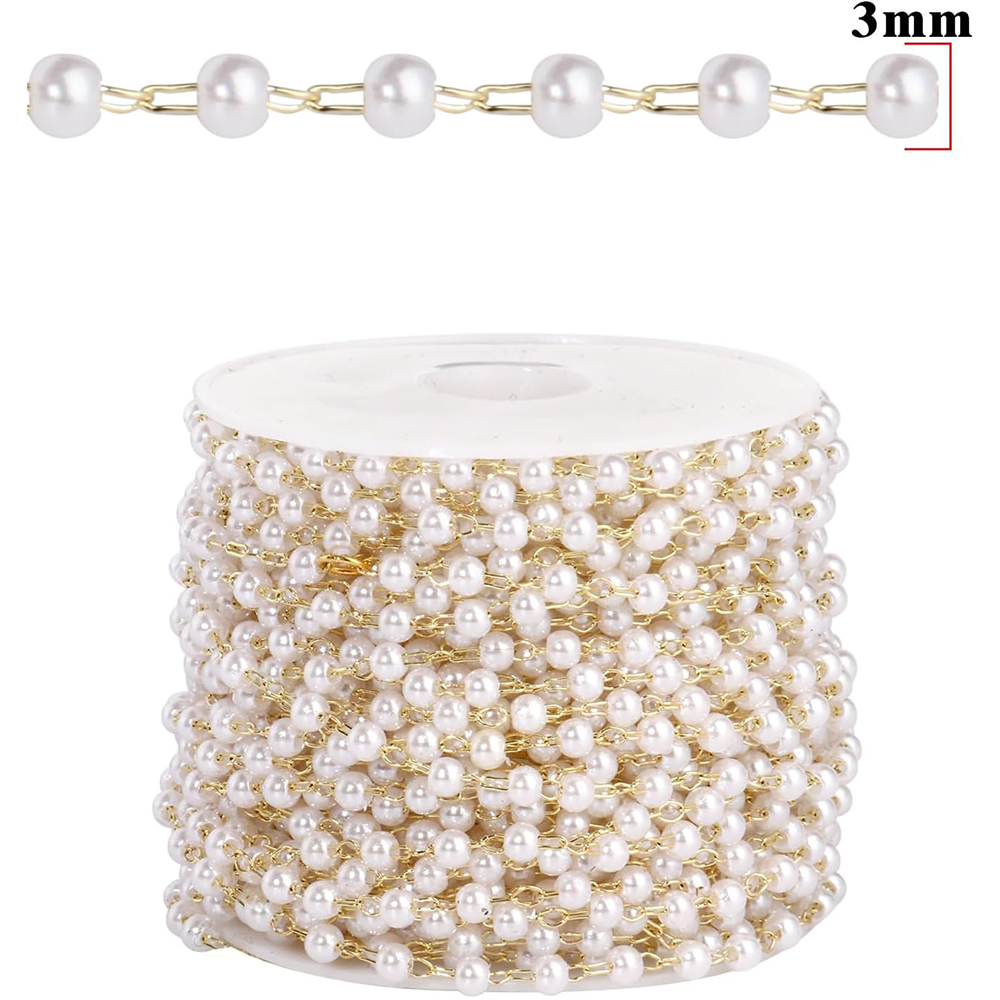 Catena a maglie in ottone plac - Pearl Trim Chain recensione e prezzo