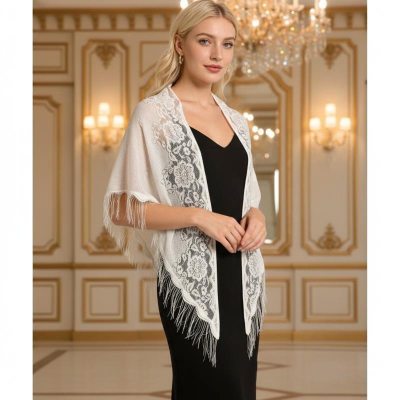 Sciarpa da Sposa con Frange e  - Tassel Fringe Trim recensione e prezzo