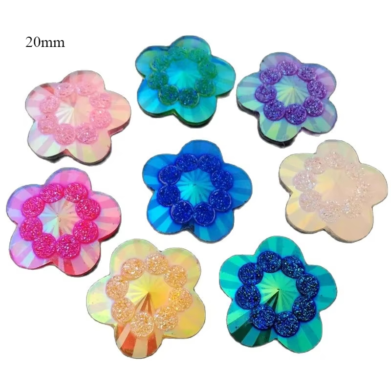 20 pz 20mm ab colore misto a f - Embellishment Glue Craft recensione e prezzo
