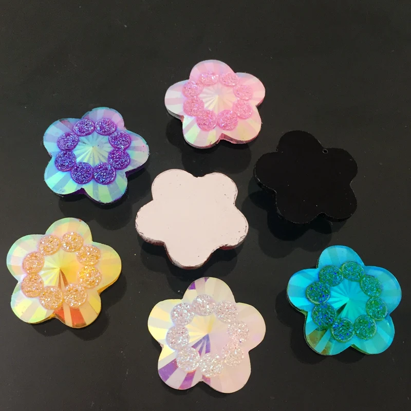 20 pz 20mm ab colore misto a f - Embellishment Glue Craft recensione e prezzo