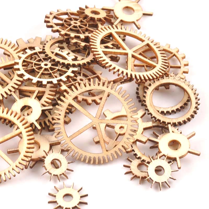20-40mm 36pcs Mestiere di Legn - Craft Embellishments recensione e prezzo
