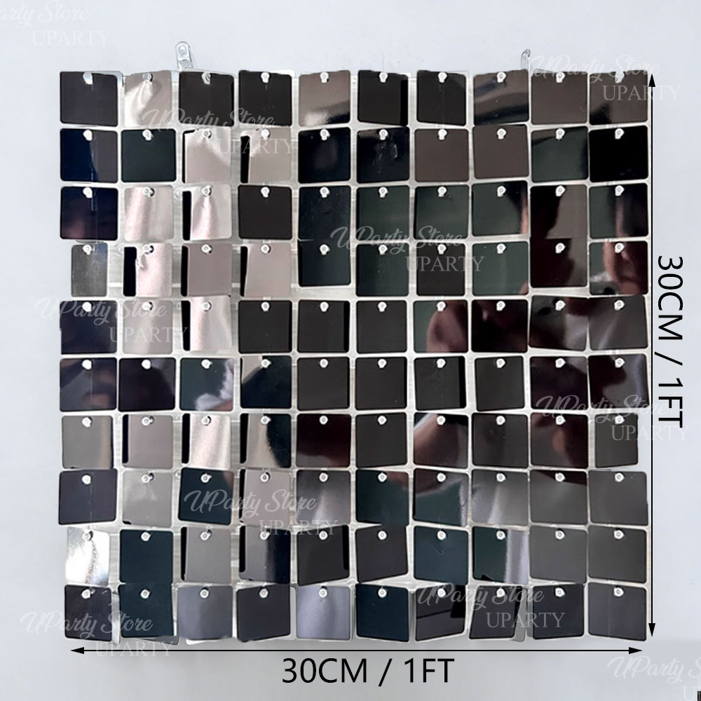 Sfondo da parete nero luccican - Sequin Fabric Panel recensione e prezzo