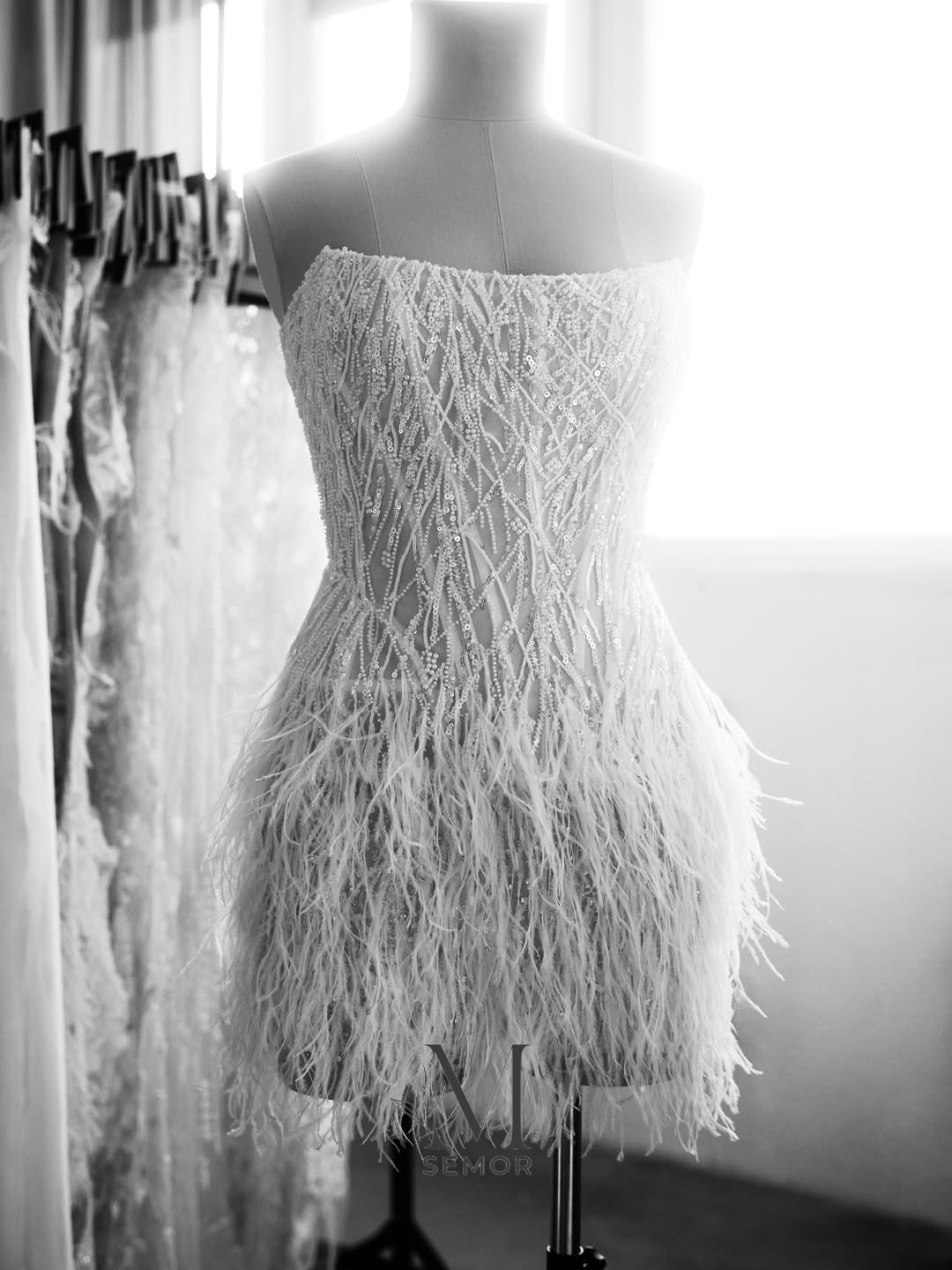 Abito da sposa corto semiricop - Tassel Fringe Trim recensione e prezzo
