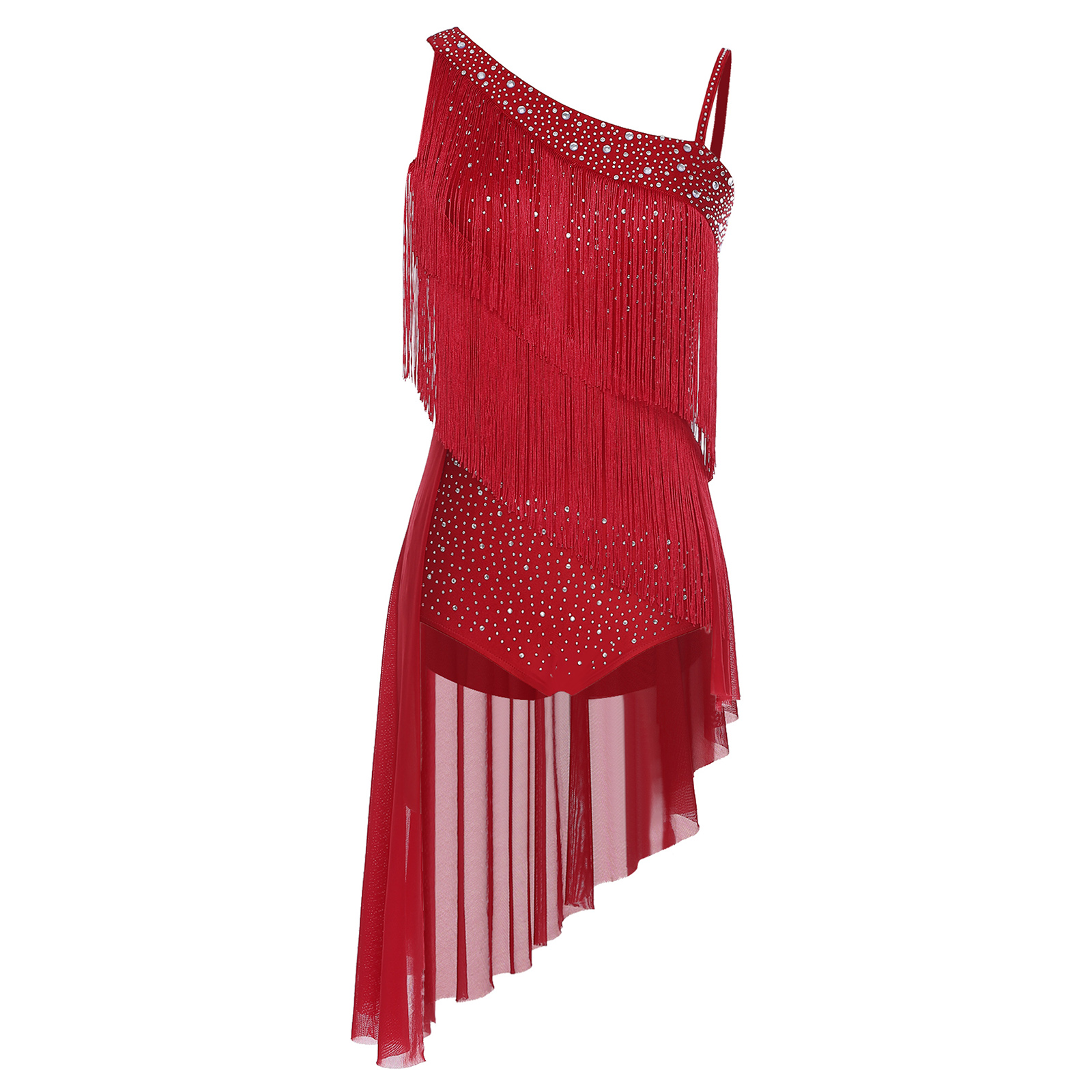 Costume da donna body da ballo - Rhinestone Banding Trim recensione e prezzo